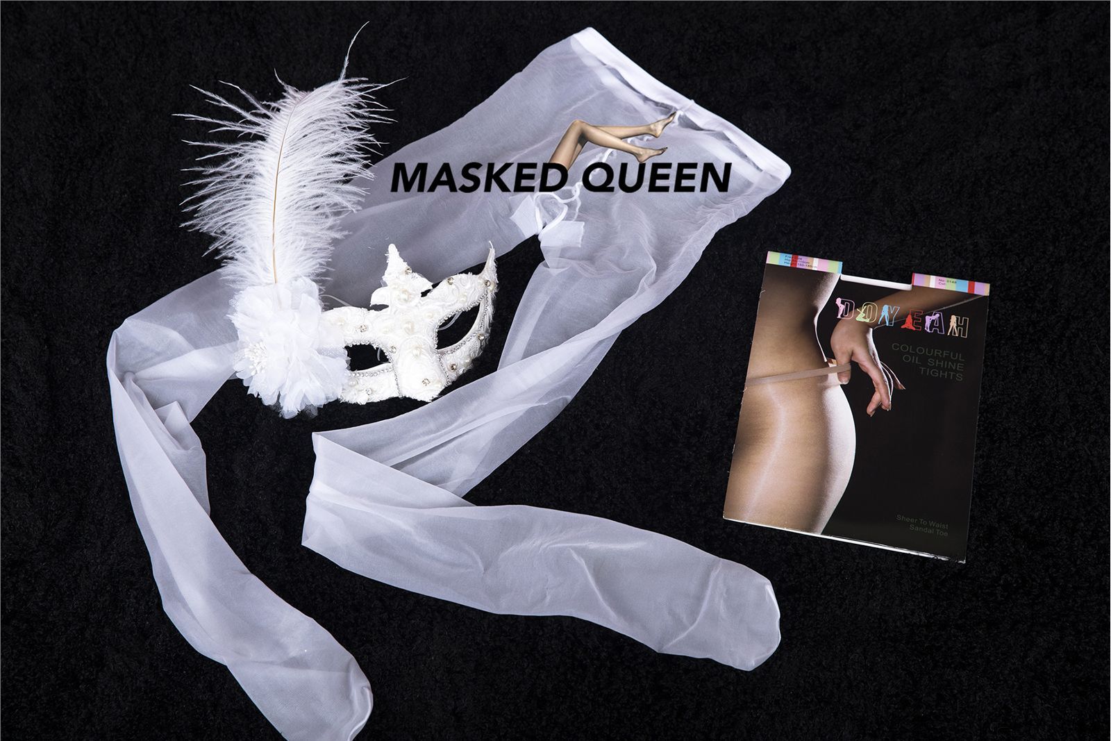 [Masked Queen] Masked Queen's large-scale No.004 stockings only wear thin white stockings